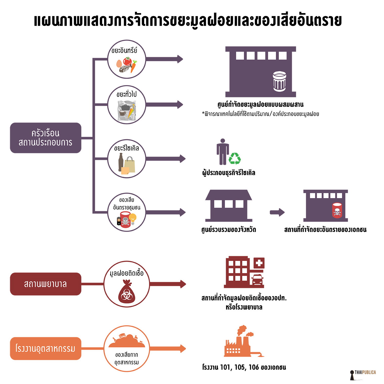 ขั้นตอนการจัดการขยะ