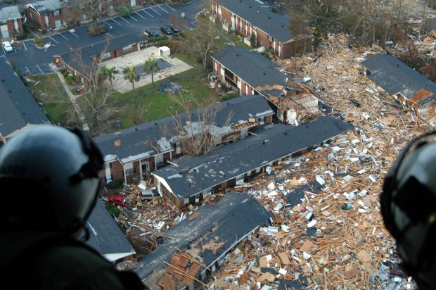 ความเสียหายจากพายุเฮอร์ริเคนแคทรีนาที่โจมตีสหรัฐเมื่อปี 2548