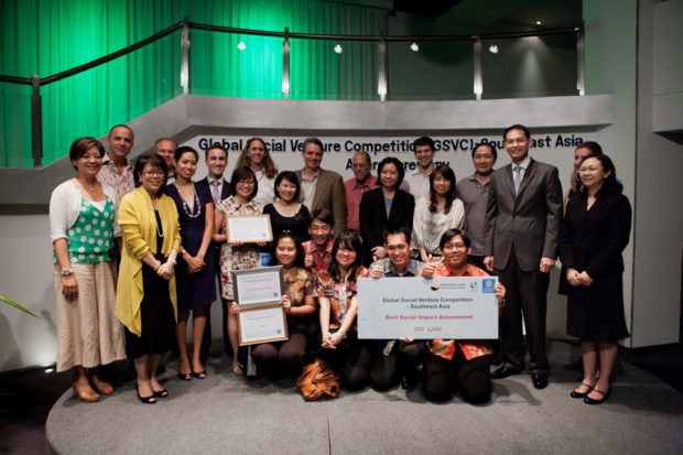การประกาศรางวัลประกวดแผนธุรกิจเพื่อสังคม Global Social Venture Competition (GSVC) ภูมิภาคเอเชียตะวันออกเฉียงใต้ ปี 2012