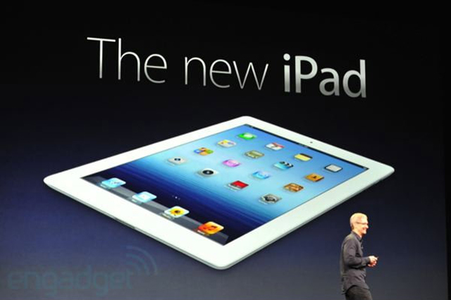 The new iPad  ที่มาภาพ :  http hitech.sanook.com