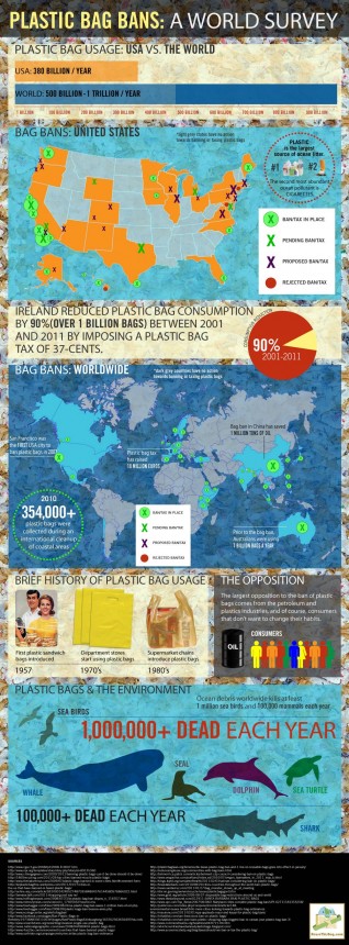 ที่มาภาพ : http://www.reusethisbag.com/reusable-bag-infographics/plastic-bag-bans-world.asp