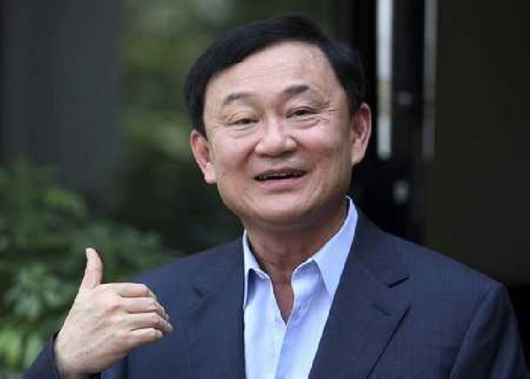 นายทักษิณ ชินวัตร อดีตนายกรัฐมนตรี ภาพจาก - มติชน