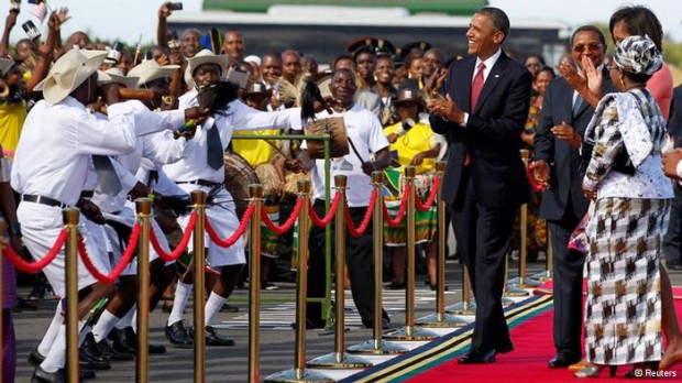นายบารัค โอบามา เยือนแอฟริกา ที่มาภาพ : http://www.dw.de