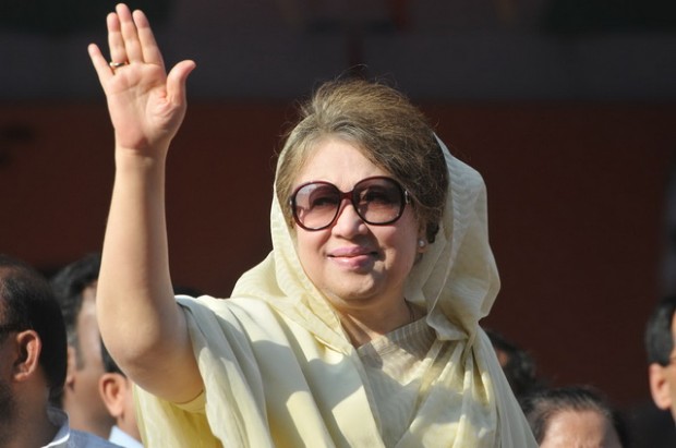Khaleda Zia แห่งพรรค BNP ที่มาภาพ : http://www.newagebd.com