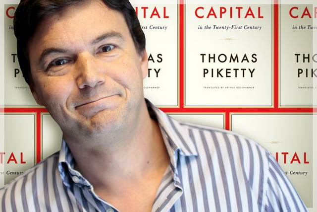 “Capital in the Twenty-First Century” ของ Thomas Piketty  หนังสือที่โด่งดังข้ามคืนอย่างไม่มีใครนึกฝัน ที่มาภาพ : http://media.salon.com/2014/04/piketty_capital.jpg