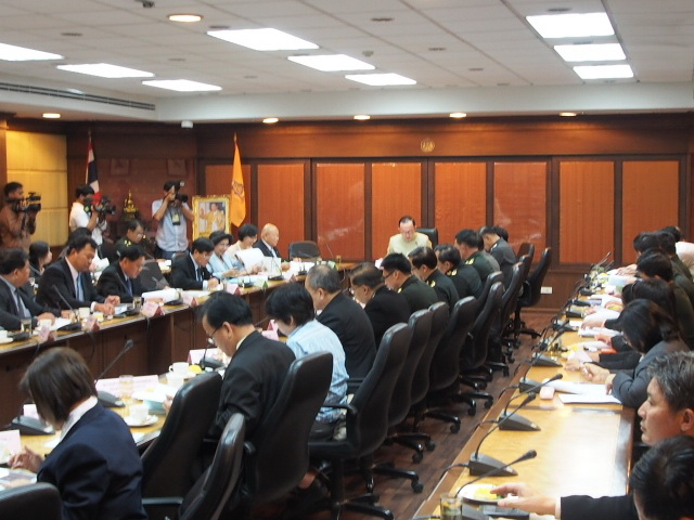 การประชุมคณะอนุกรรมการตรวจสอบปริมาณและคุณภาพข้าวคงเหลือของรัฐ ในวันศุกร์ที่ 13 มิถุนายน 2557 ณ สำนักงานปลัดสำนักนายกรัฐมนตรี ทำเนียบรัฐบาล ม.ล.ปนัดดา ดิศกุล รองปลัดกระทรวงมหาดไทย ปฏิบัติหน้าที่ปลัดสำนักนายกรัฐมนตรี เป็นประธานการประชุม 