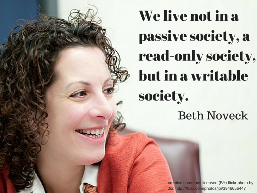 Beth Noveck อดีตผู้อำนวยการโครงการ Open Government Initiative คนแรกของรัฐบาลอเมริกัน