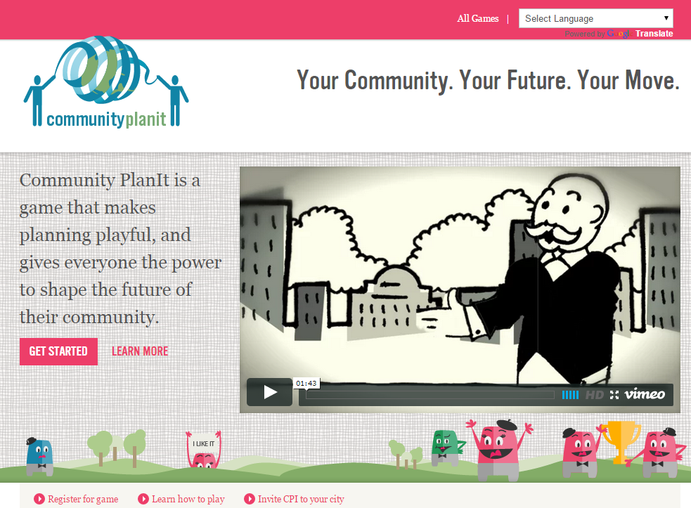 หน้าเว็บ Community PlanIt