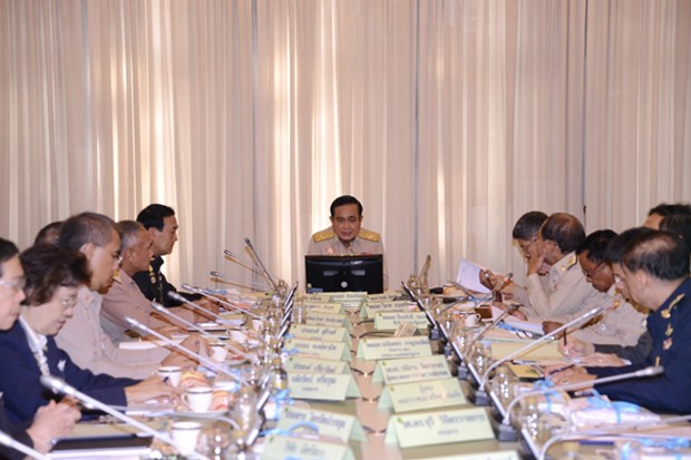 พล.อ.ประยุทธ์ จันทร์โอชา เป็นประธานการประชุม คตช. ครั้งที่ 5/2558 ที่มาภาพ : www.thaigov.go.th