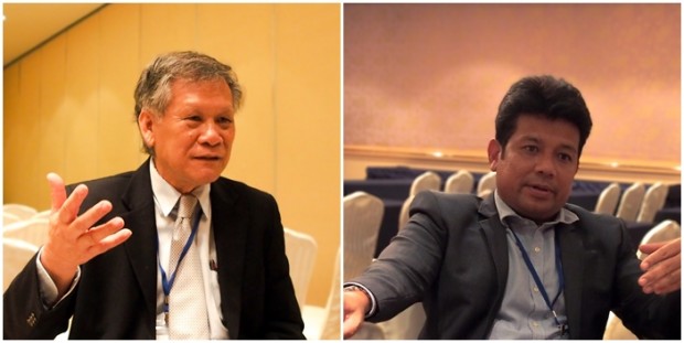 ดร.จำเนียร วรรัตน์ชัยพันธ์ ผู้แทน IUCN ประจำประเทศไทย และนายธวัชชัย รัตนซ้อน เจ้าหน้าที่อาวุโสของ IUCN
