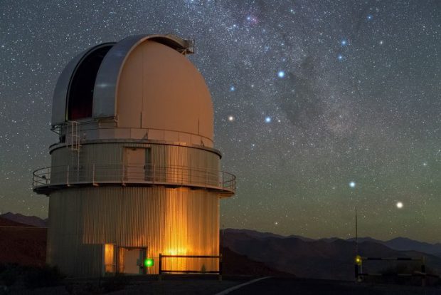 ท้องฟ้าเหนือหอสังเกตดวงดาวของ European Southern Observatory (ESO) ที่อยู่ในประเทศชิลี ที่มาภาพ:  eso.org