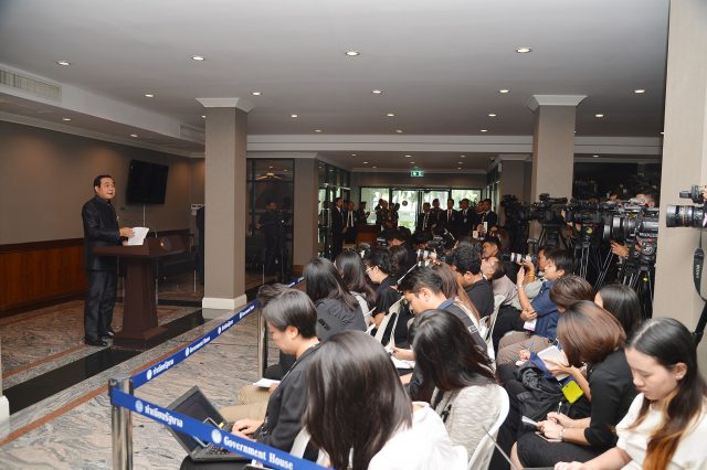 พล.อ.ประยุทธ์ จันทร์โอชา นายกรัฐมนตรี และหัวหน้าคณะรักษาความสงบแห่งชาติ ทีมาภาพ : www.thaigov.go.th