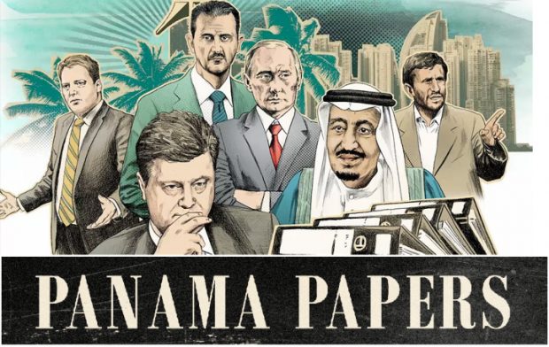 Panama Papers รายงานอื้อฉาวที่พ่นพิษใส่ผู้นำประเทศหลายคน ที่มาภาพ : https://missiongalacticfreedom.files.wordpress.com/2016/04/panama-papers.jpg?w=722&h=457