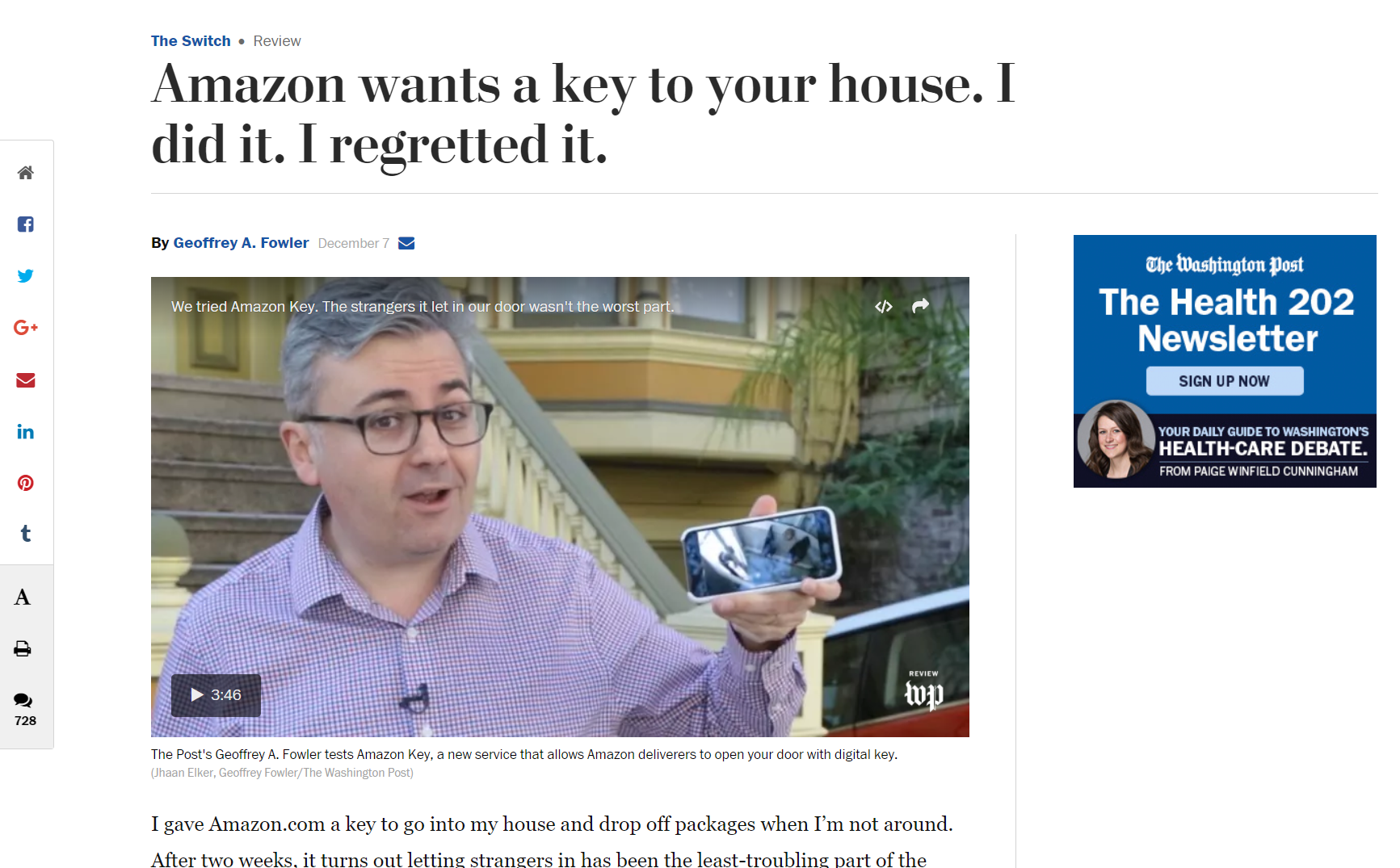 ข่าวเกี่ยวกับ Amazon Key ใน WP