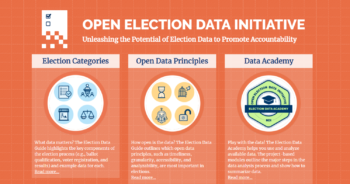 เว็บไซต์ Open Election Data Initiative