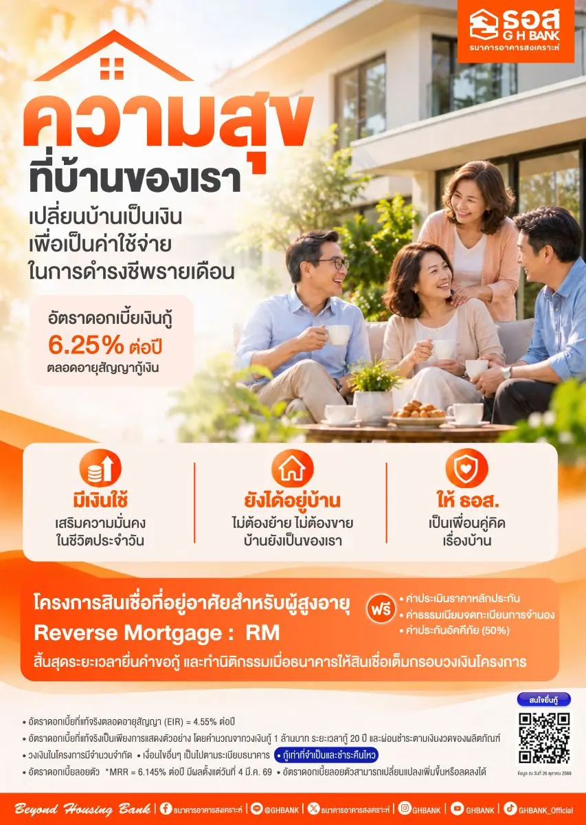 Video Reverse Lookup ธอส. พร้อมรับการเปลี่ยนแปลงด้านประชากร รองรับ Aging Society จัดทำ ...